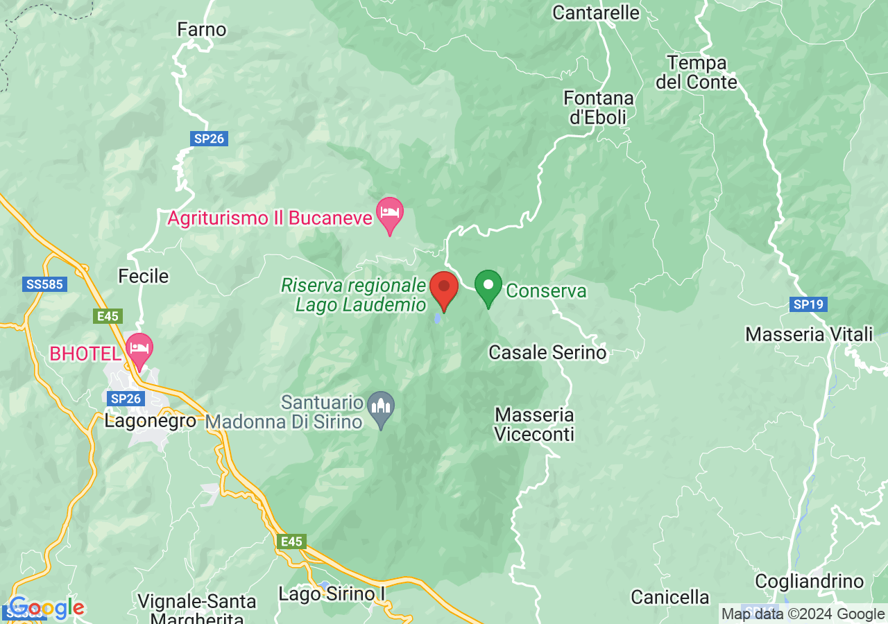 Mappa di Riserva Naturale Lago Laudemio