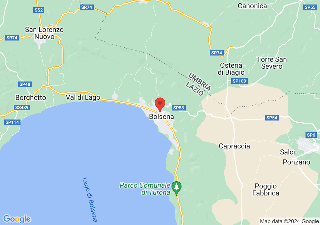Mappa di Rocca Monaldeschi della Cervara di Bolsena