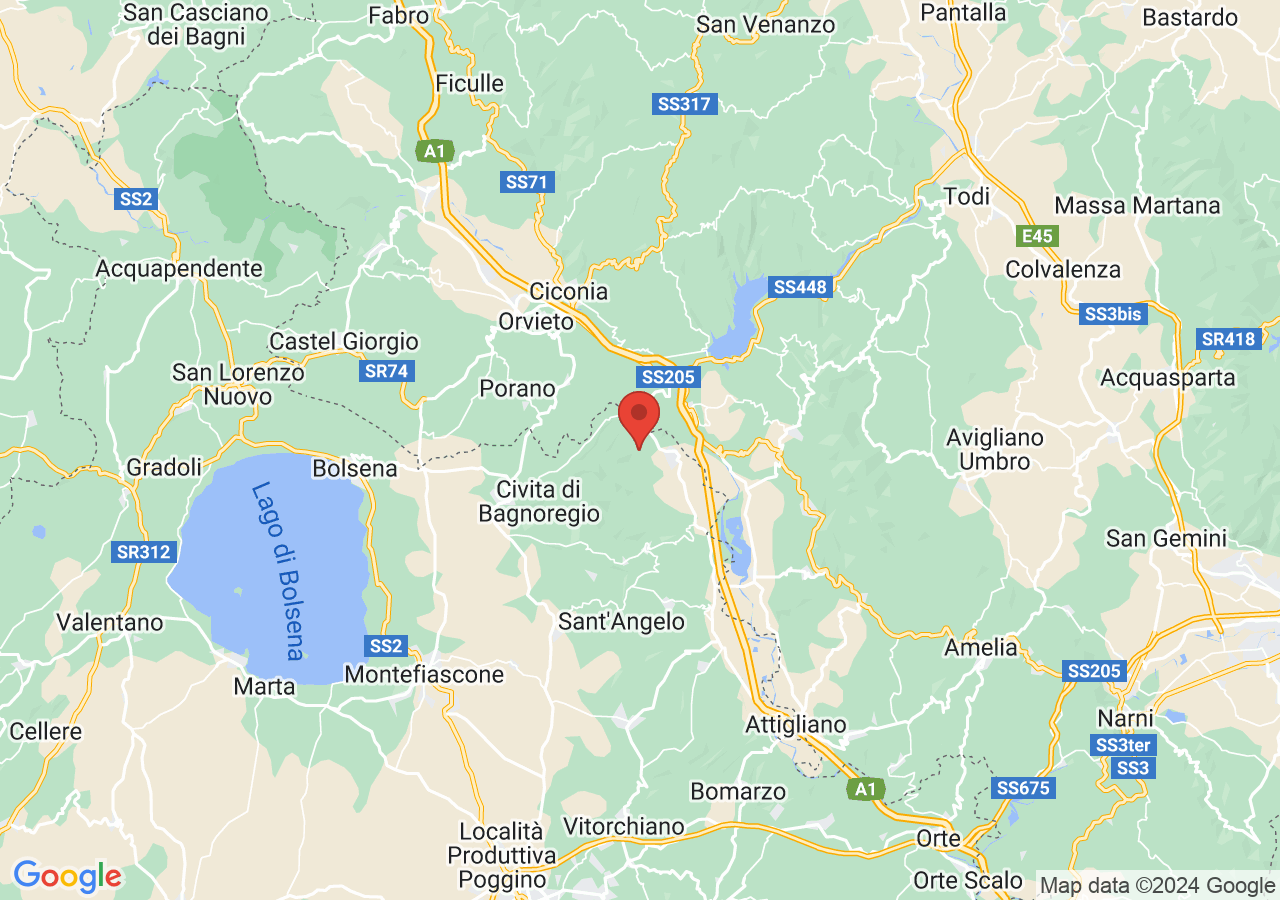 Mappa di Rocca Monaldeschi