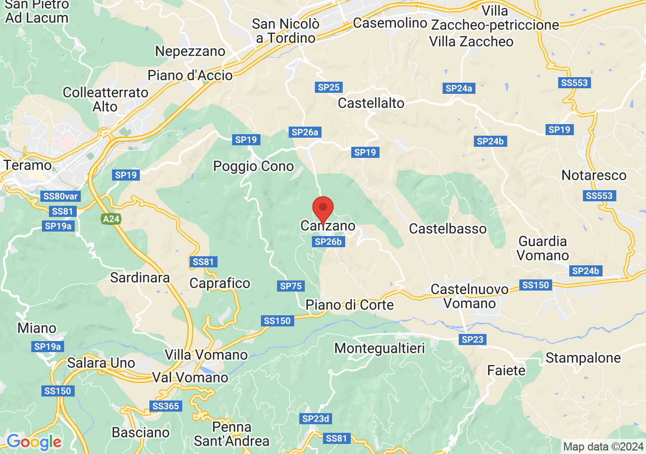 Mappa di Santuario della Madonna dell'Alno