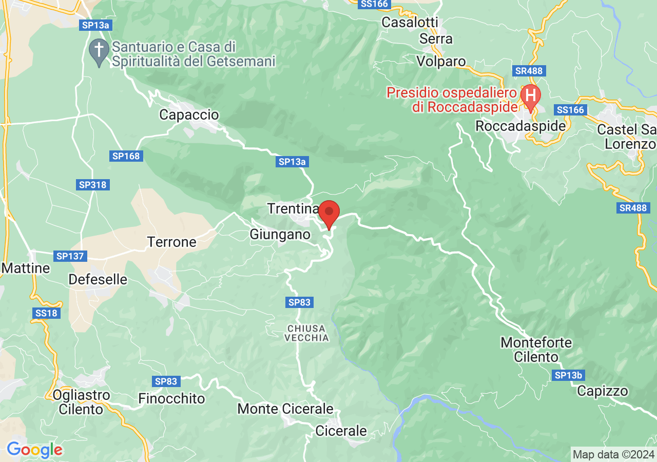 Mappa di Santuario della Madonna di Loreto a Trentinara