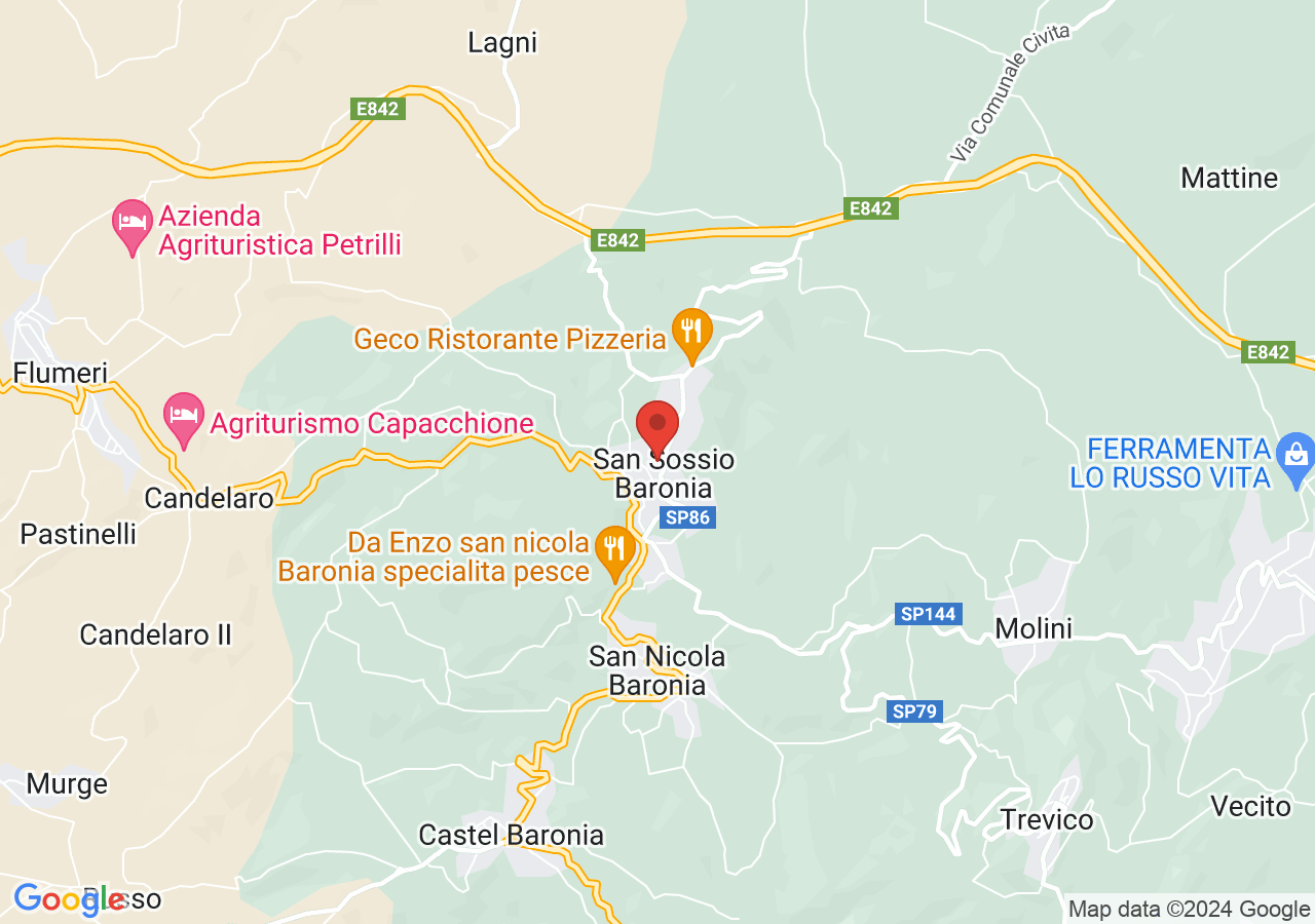 Mappa di Santuario di San Michele Arcangelo a San Sossio Baronia