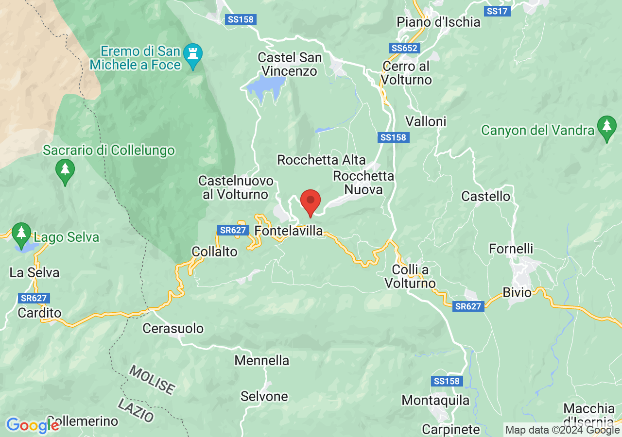 Mappa di Santuario di Santa Maria delle Grotte rocchettane