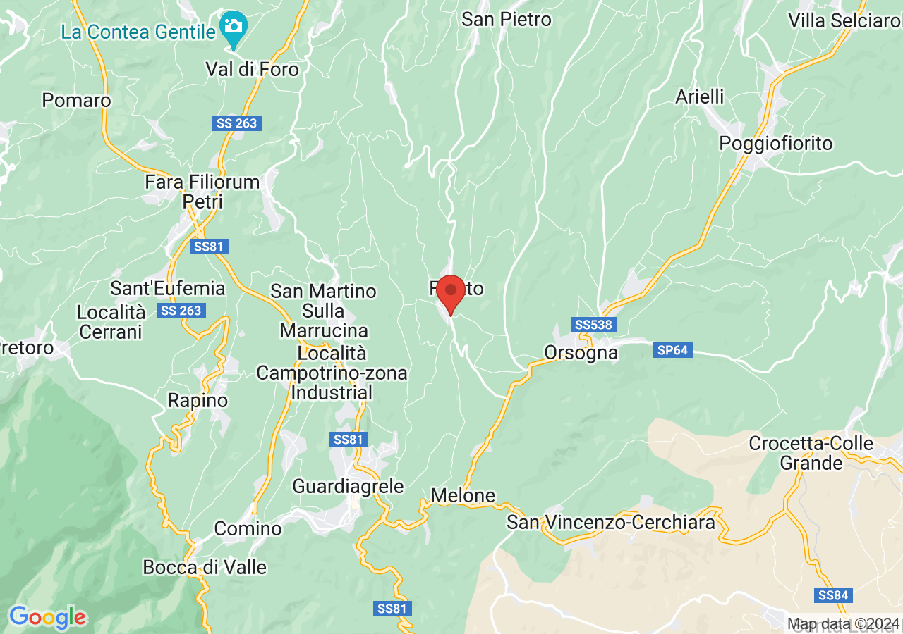 Mappa di Santuario Madonna della Libera di Filetto