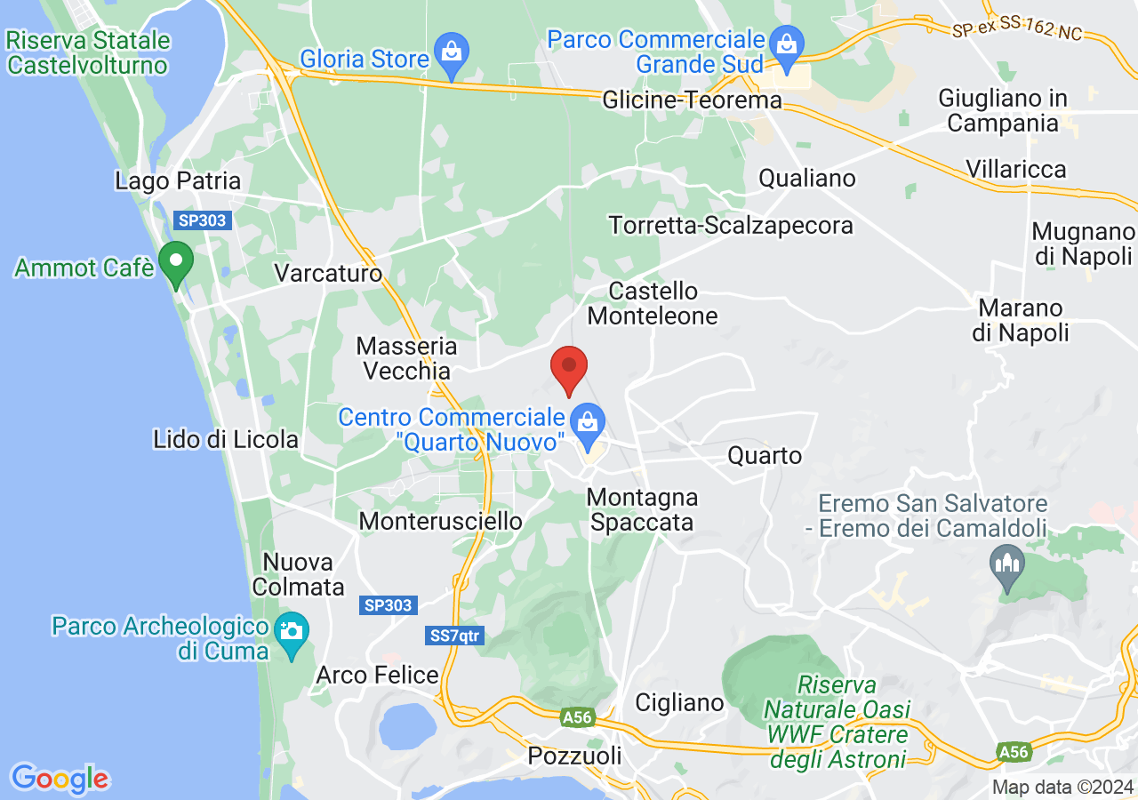 Mappa di Santuario Regina Pacis