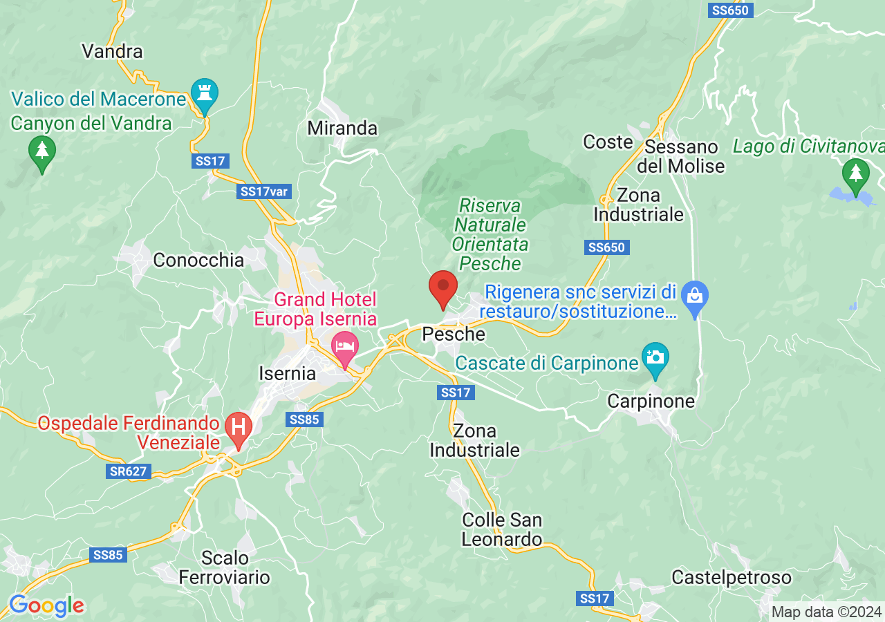 Mappa di Santuario Santa Maria del Bagno