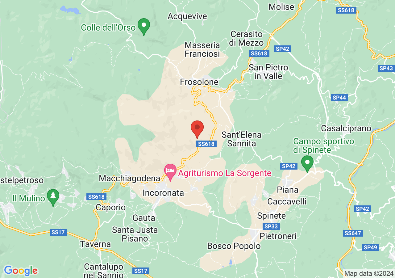 Mappa di Scavi archeologici di Fosso Pampalone