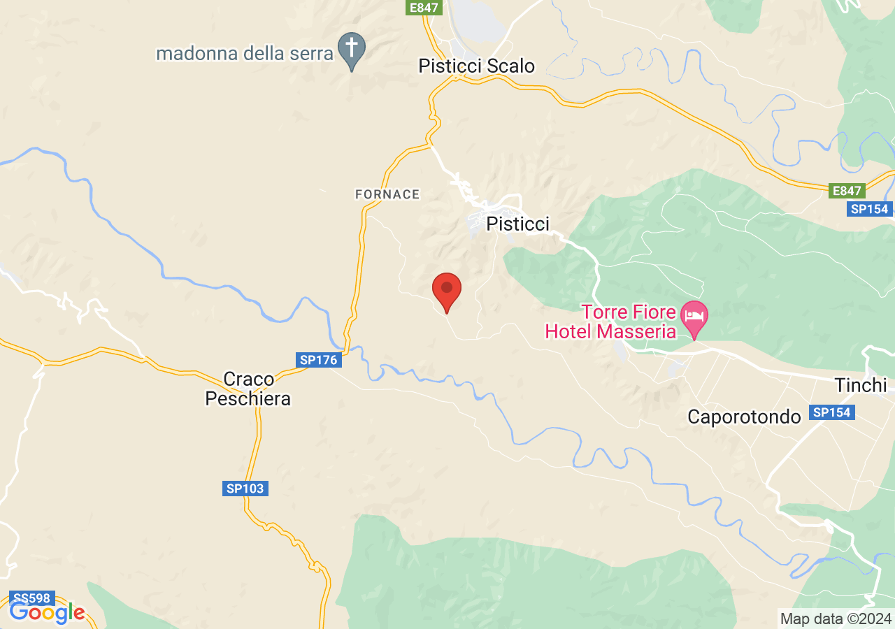 Mappa di Teatro dei Calanchi