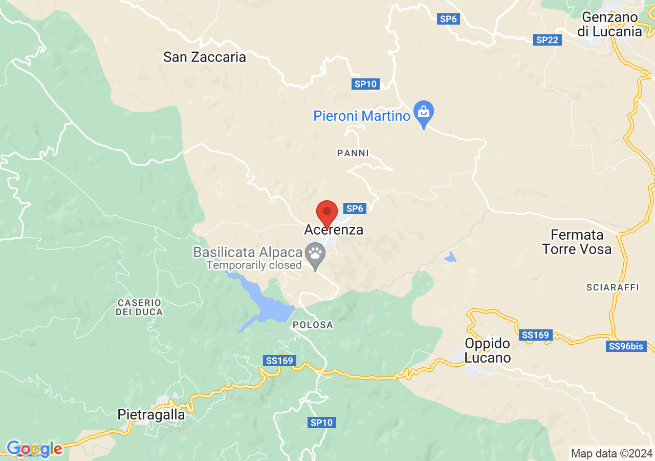 Mappa di Templari ad Acerenza