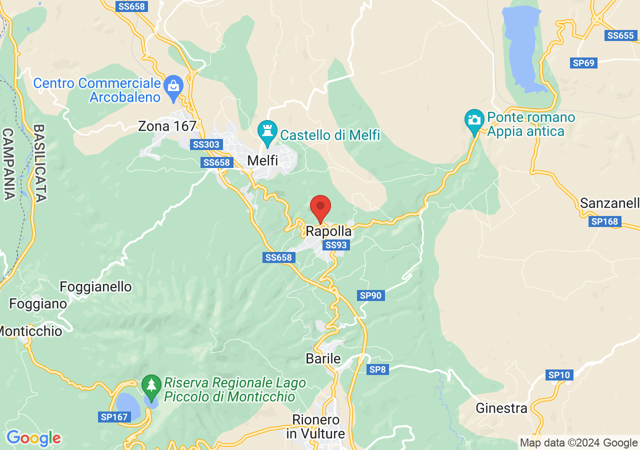 Mappa di Terme di Rapolla