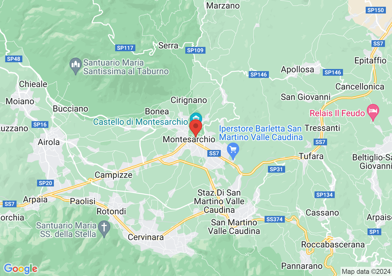 Mappa di Torre di Montesarchio