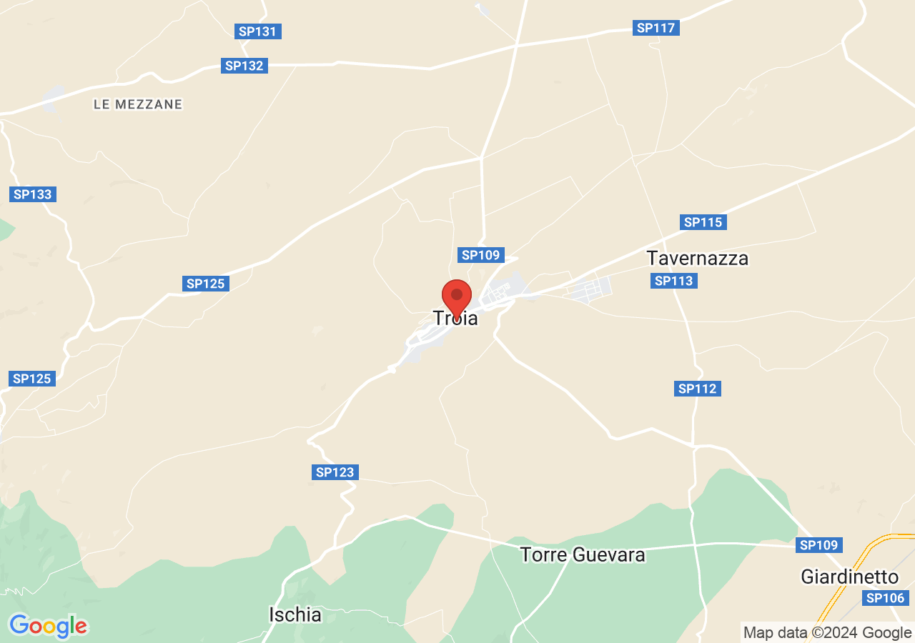 Mappa di Tratturello Camporeale-Foggia