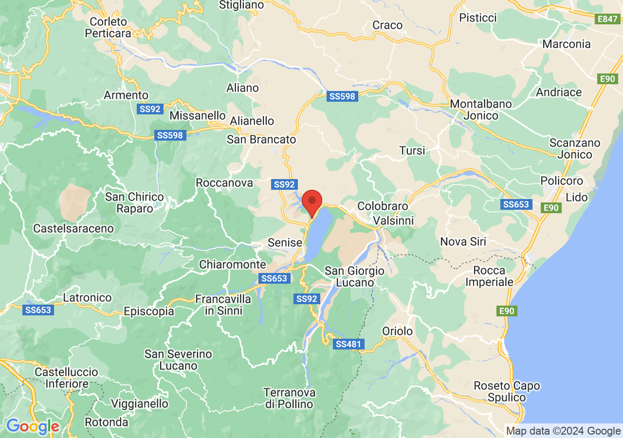 Mappa di Diga di Monte Cotugno