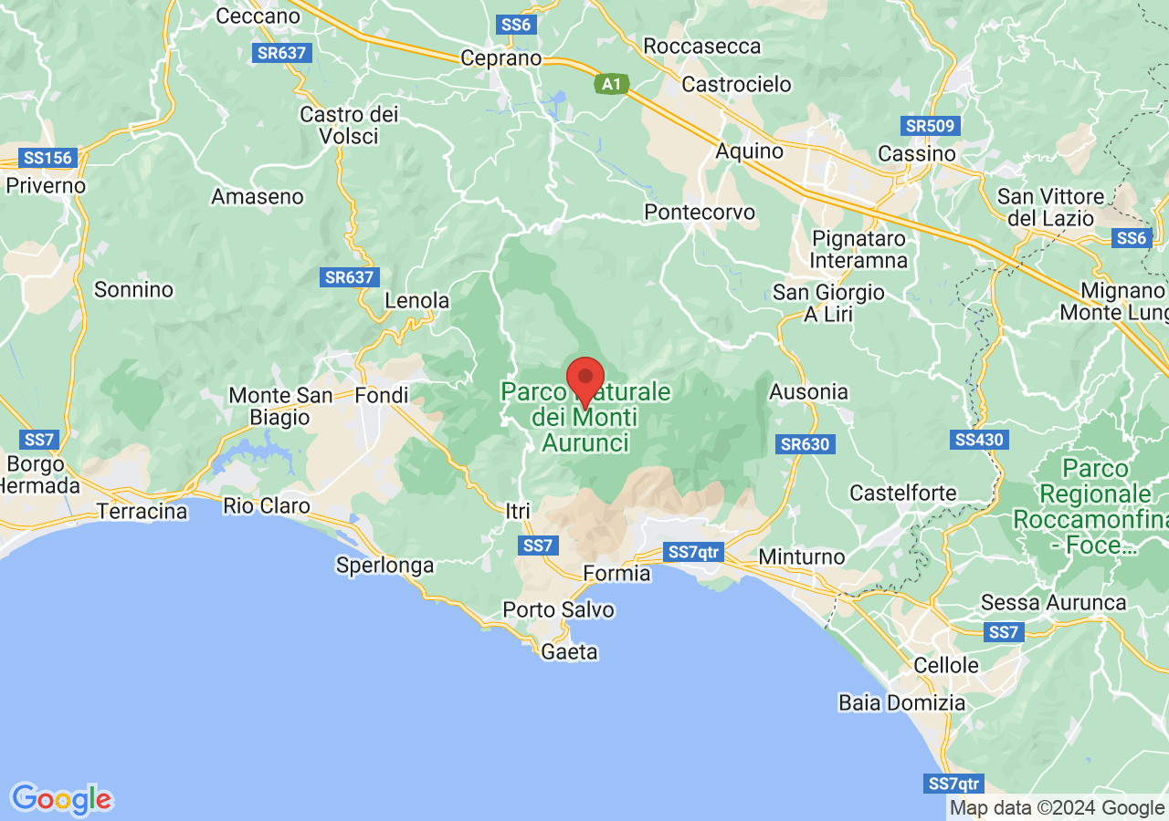 Mappa di Trekking sul monte Ruazzo