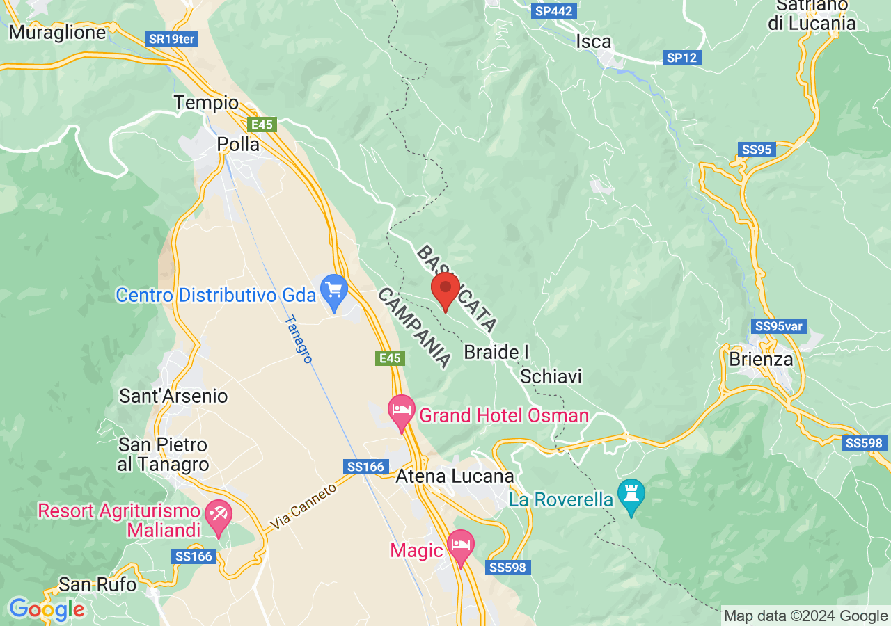 Mappa di Villa rustica di epoca romana