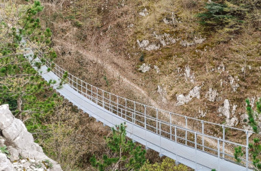 Ponte tibetano di Roccamandolfi